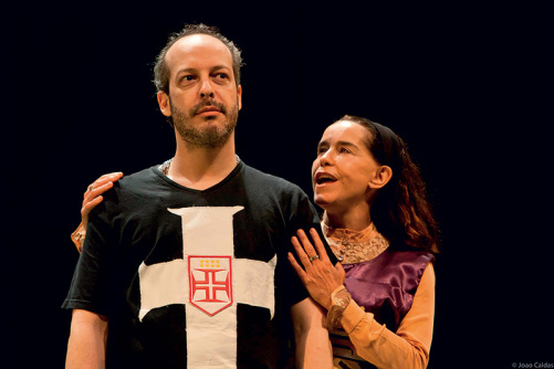 Rodrigo Fregnan e Lucélia Santos. Foto de João Caldas.